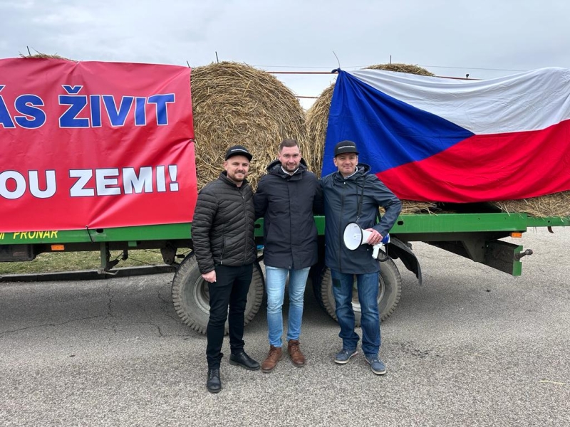 Protestní shromáždění zemědělců v Českých Buddějovicích 22.2.2024 Protestní shromáždění zemědělců v Českých Buddějovicích 22.2.2024