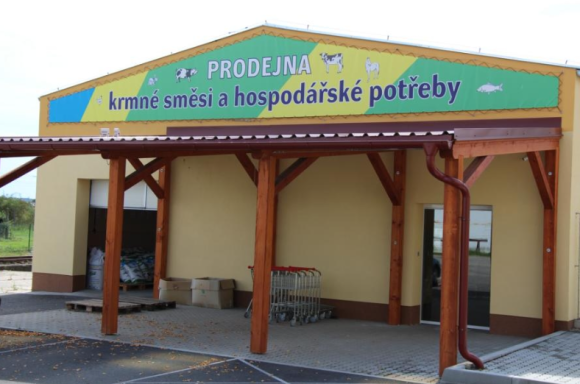 Nová prodejna krmných směsí a hospodářských potřeb