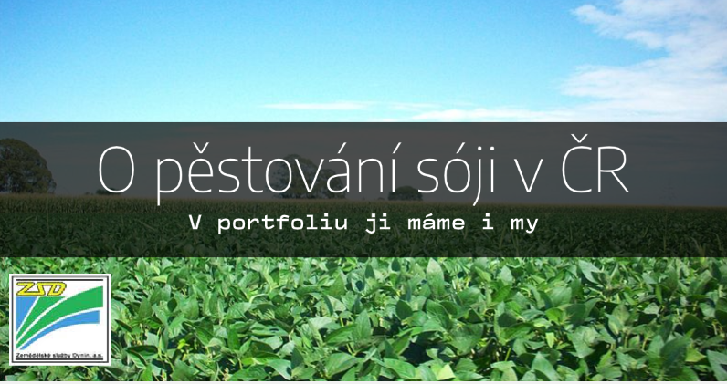 Pěstování sóji má v našich podmínkách své limity. Přesto lze v jejím pěstování dosáhnout velmi dobrých výsledků Pěstování sóji má v našich podmínkách své limity. Přesto lze v jejím pěstování dosáhnout velmi dobrých výsledků